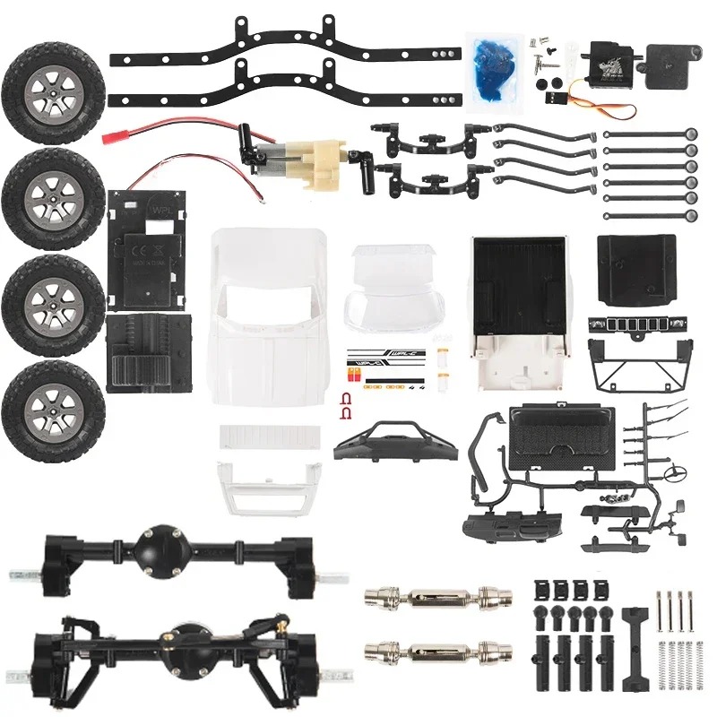 

WPL C24-1 Upgrade C24-1MKS 1:16 RC Car 4WD Radio Control Off-Road Mini KIT Rock Crawler Electric Buggy Moving Machine