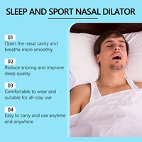 Anti Snore Nasal Breathing Dilators Starter Kits Magnetic Nose Strips Increase Sports Air Intake Improve Sleeping Reduce Snoring 2