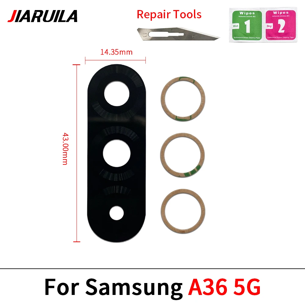 Premium Rear Camera Glass Lens with Adhesive