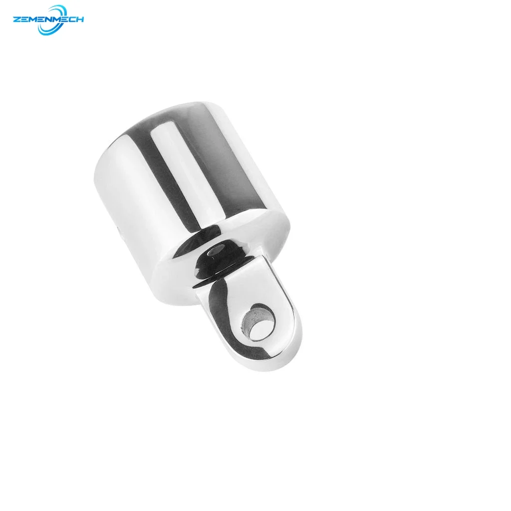 316 Stainless Steel Pipe Eye End Cap bimini top fittings Bimini Top Fitting Marine Hardware Yacht External Eye End Canopy Tube Boat Accessories