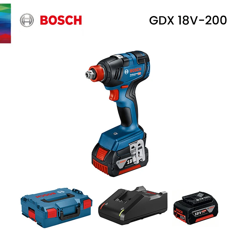 

Bosch Gdx 18V-200/400 Latest Original Cordless Impact Wrench Driver Electric Screwdriver Brushless Motor Power Tool