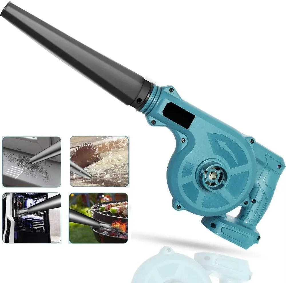 ZSQHET HY8010B Rechargeable Blower Makita 18V Battery Dedicated Cordless Blower Air Flow Adjustment Vacuum Cleaner Electric Tool 2