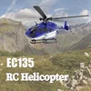 New C187 Remote Control Airplane Kubingke Ec135 Model Remote Control Helicopter Single Paddle No Ailerons Airplane Model Toy 2