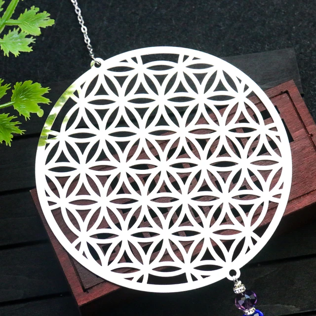 Virág Alakú Napsütő Medál Aurora Mandala Crystal Prizma Szivárványkészítő Csakra Jóga Lógó Otthoni Esküvői Ablak Dekoráció - Image 4