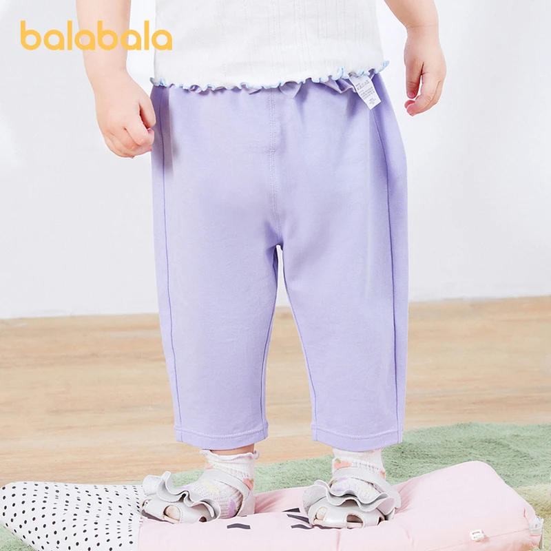 

Balabala Infant Girl Trousers Summer Comfortable Casual Anti-Mosquito Trousers