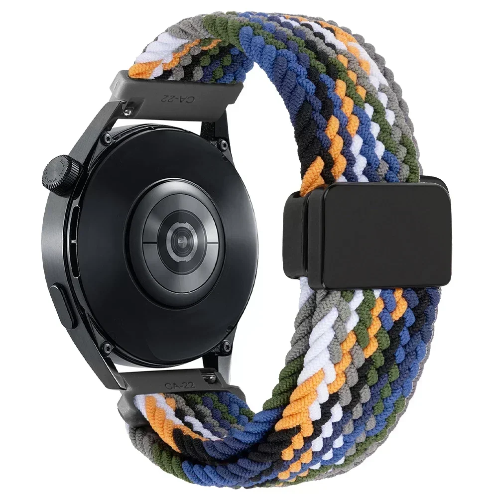 Nylon Braided Smartwatch Bracelet – 20mm/22mm Sports Strap