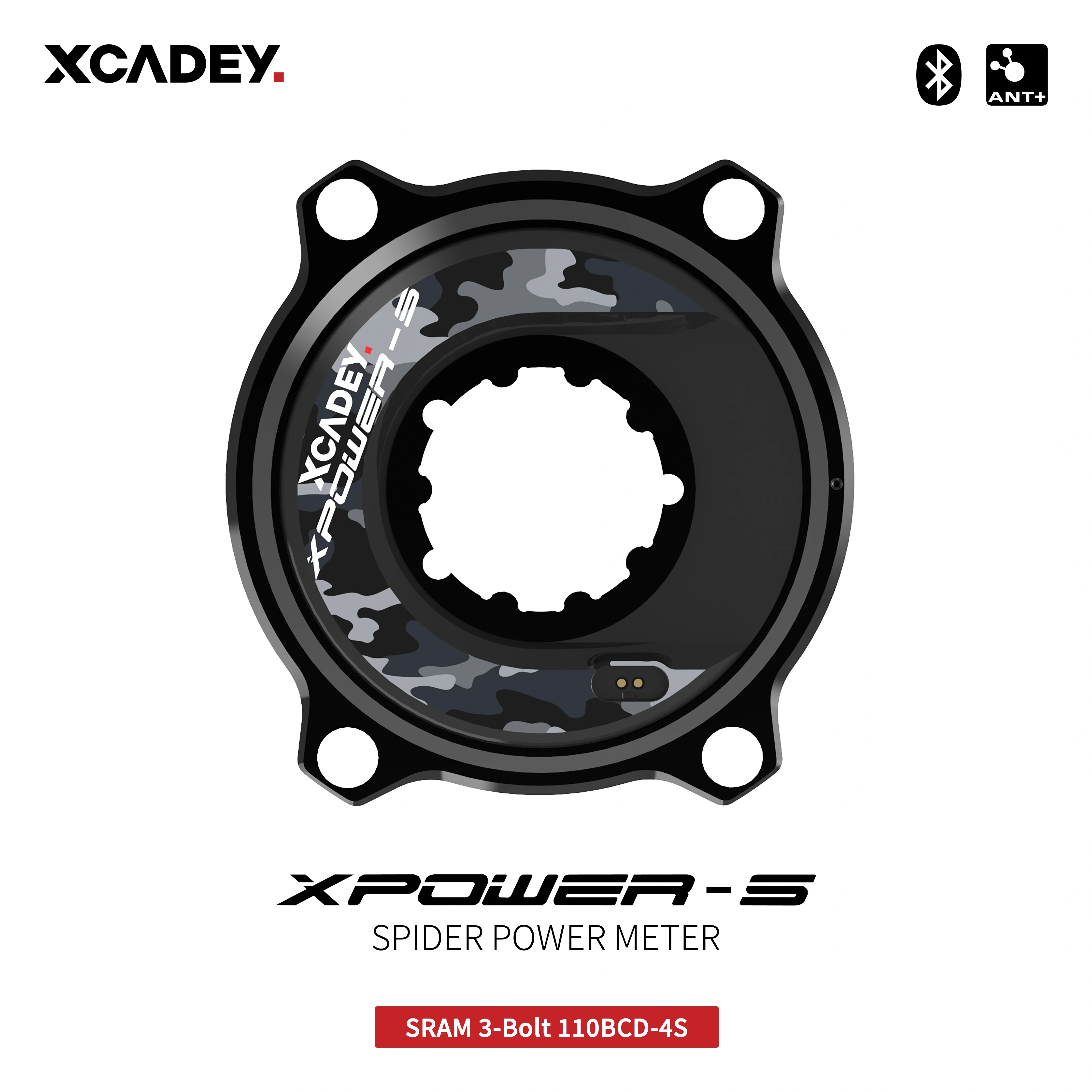 XCADEY スパイダーパワーメーター+クランクセット XCADEY パワーメータースパイダークランクセット