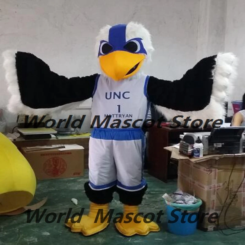 

Anime Eagle Mascot Costumes Black Hawk Cosplay Chase Fancy Dress For Adult Birthday Character Mask Party Halloween Carnival