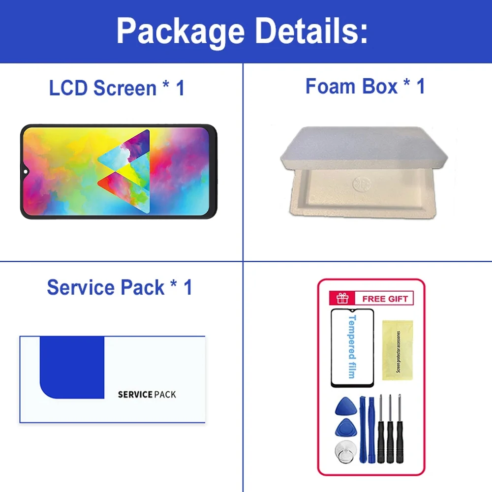 Display Screen For Samsung Galaxy M20 LCD M205FN