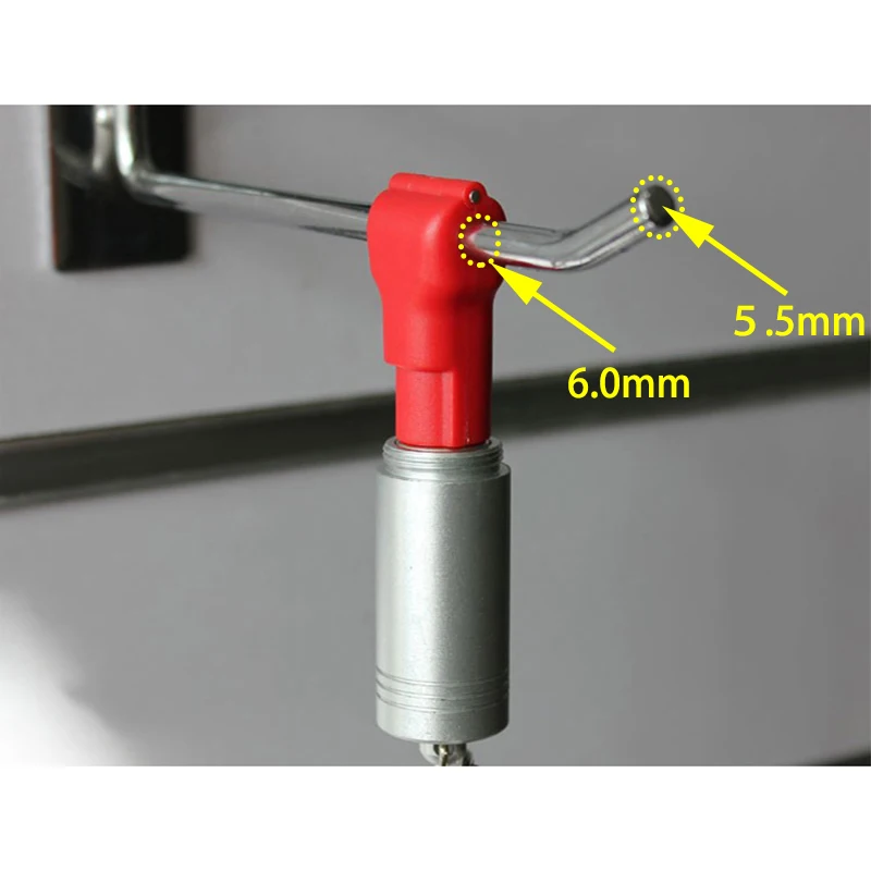 100PCS  EAS Security Prevent Display Hook Stop Lock Catch Anti-theft Euro Tag For Retail Shop With 1PC Magnetic Detacher Lockp