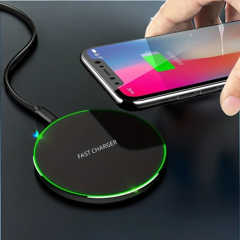 Wireless Charger Pad Induction Fast Wireless Charging Station For iPhone 14 13 16 15 11Pro XS Max Samsung Xiaomi Huawei 200W
