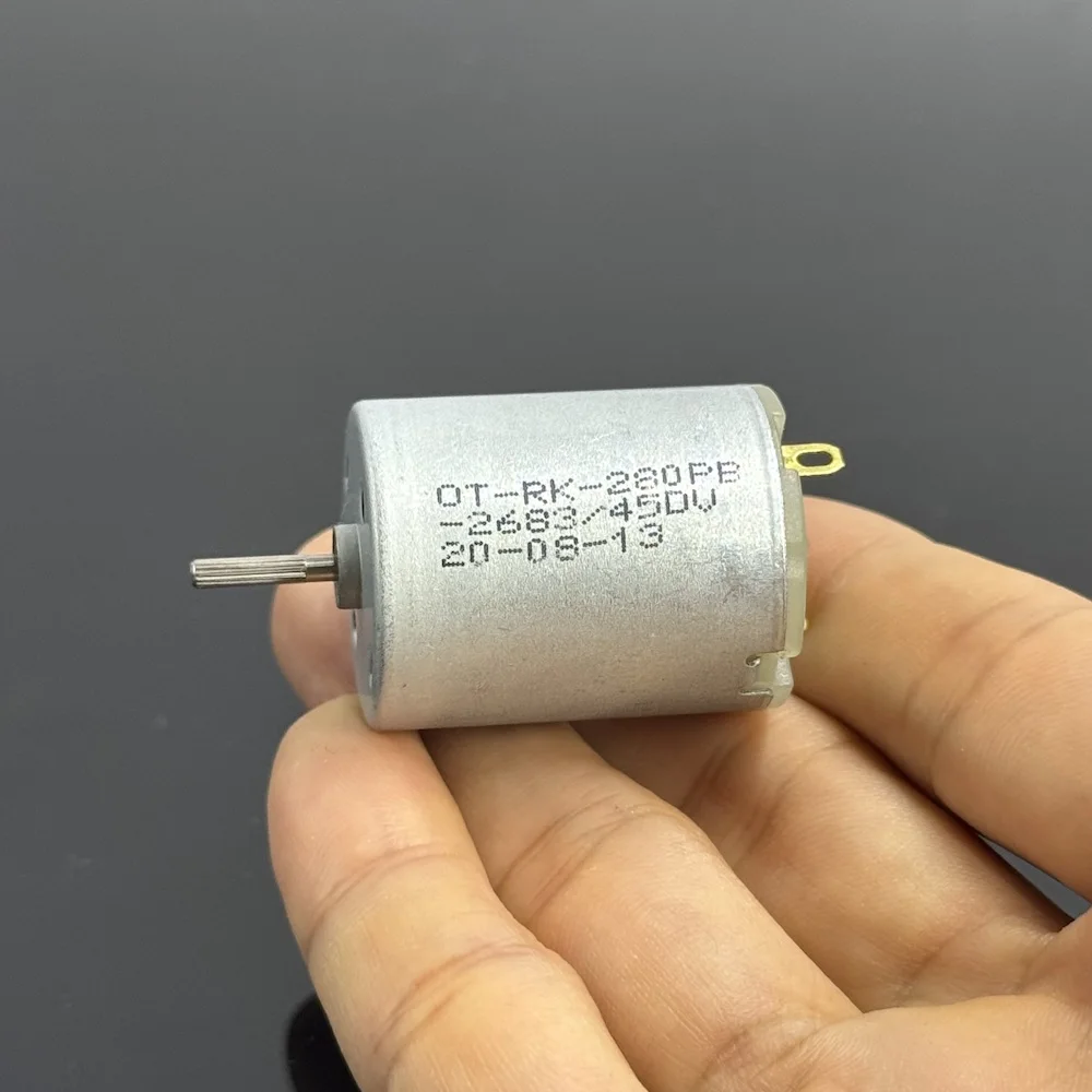 Moteur RC 280 24mm Balais Charbon DC 3-12V 21400 RPM Haute Vitesse