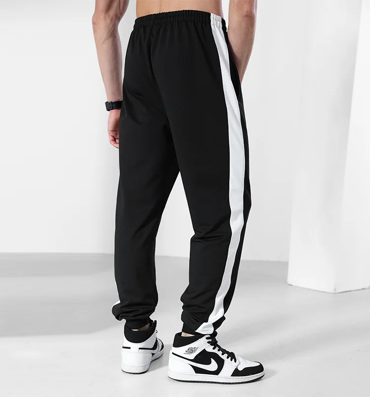 mens casual dress pants 2022 New Muscle Fitness Running Training Sports quick-drying Trousers Men's Breathable Slim Beam Mouth Casual Health Pants khaki pants outfit