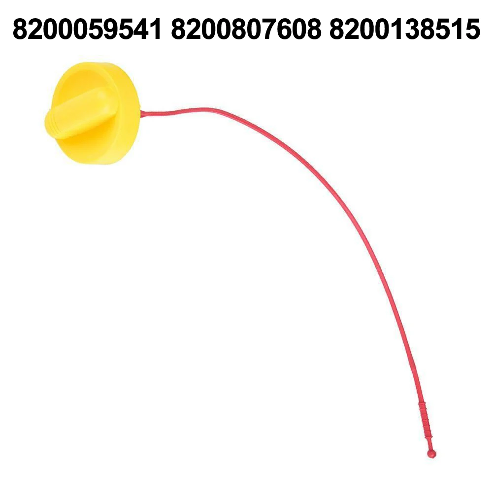 Durable New Practical Oil Level Dipstick Yellow 53cm ABS For Modus 2004- For Clio Grandtour
