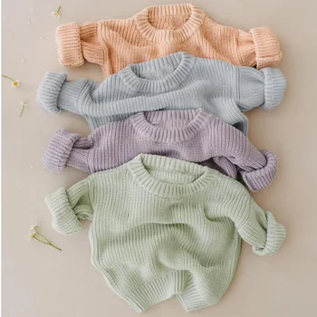Kids' Long-Sleeve Knit Sweater 1