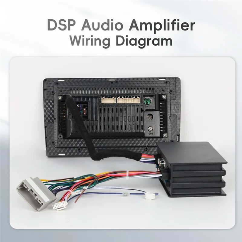 Reliable-Car Digital Signal Processor Amplifier For Radio Stereo Subwoofer With Fiber Optic Input Plug And Play