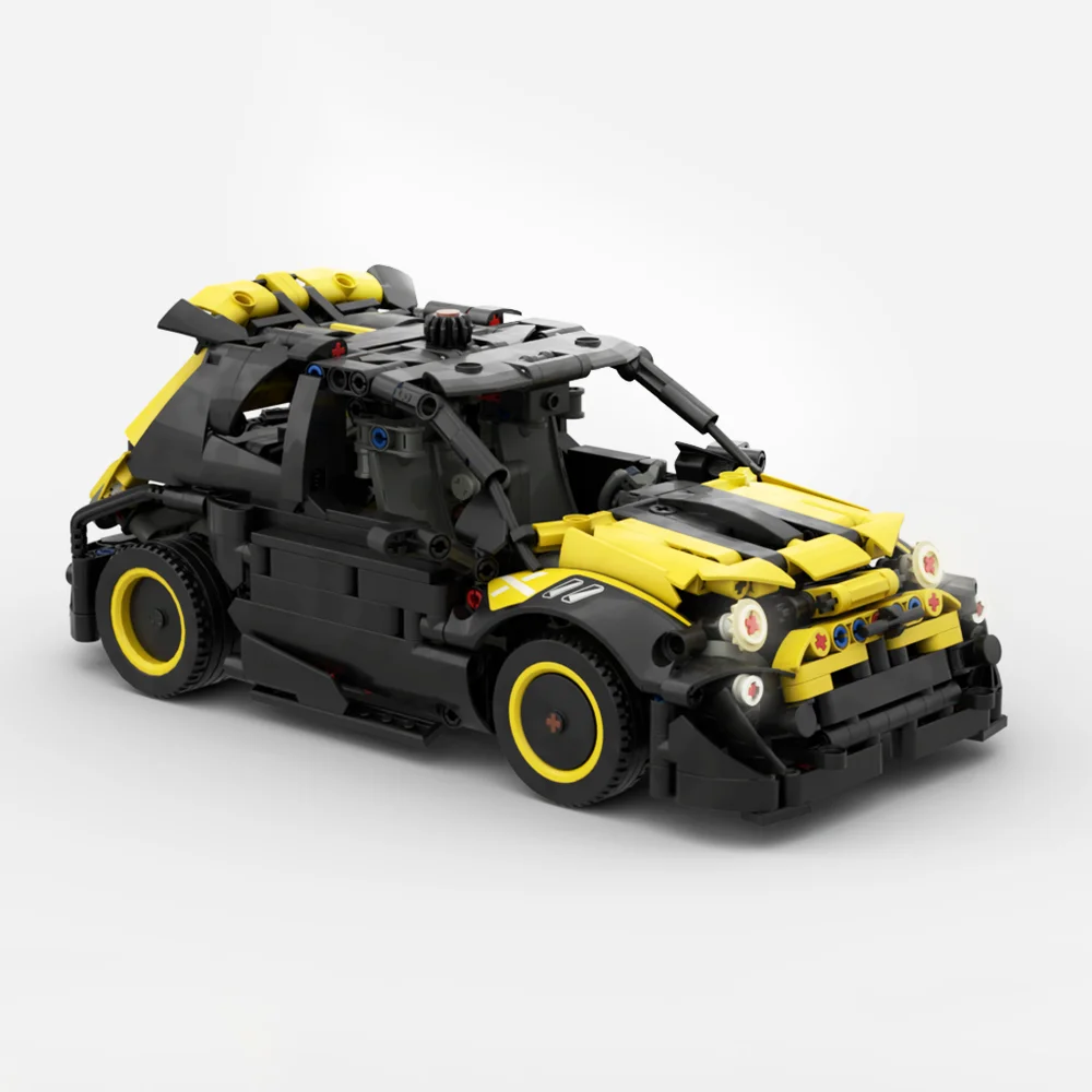 Lego Technic Fiat 500 Abarth MOC Technical Creative Expert Abarth