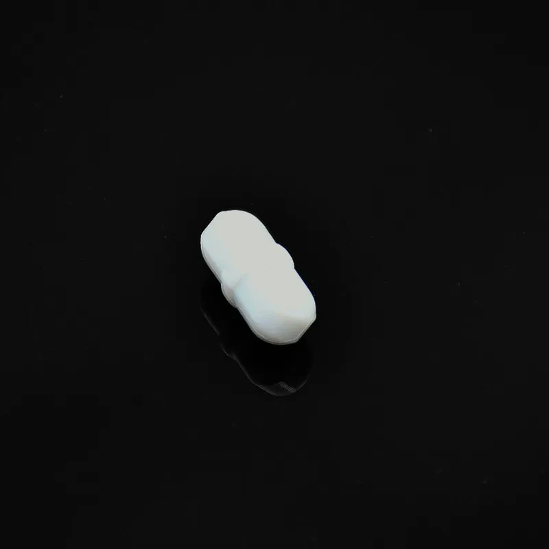 PTFE Stirrer Bars Magnetic Stir Mixer B-type Stirring Bar Lab Spinner Stirrer Rotor Cylinder Section Diam. 7mm Length 25mm 5/PK