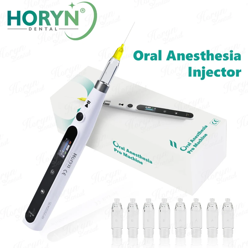 Dental Oral Local Anesthesia Gerät Professionelle schmerzlose tragbare Anästhesie mit betätigbarem LCD-Display, aufladbares Labor
