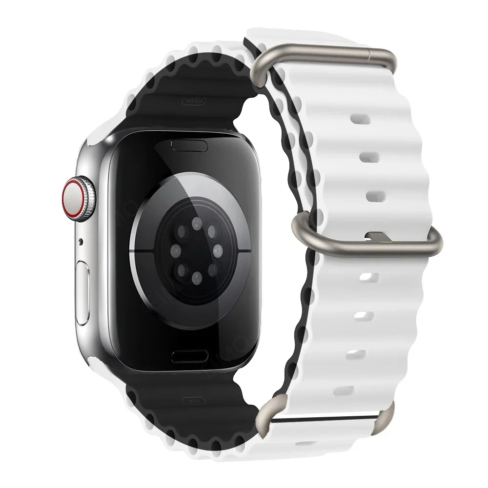 Versatile Silicone Bracelet for Apple Watch - Multiple Sizes