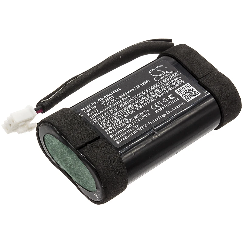 Batteria 3400Mah Bang & Olufsen C129D3 Per Beoplay A1