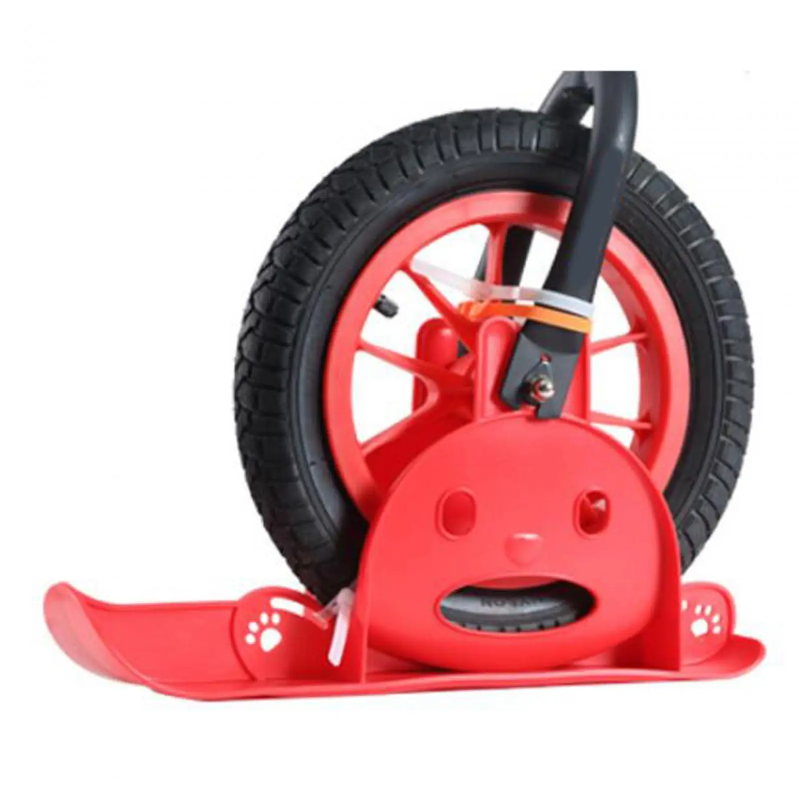 Ski Balance Bike Sled, Skiing Sleigh Outdoor Toboggan Bike Ski Sledge for Holiday 10/12inch Balance Toy Sledding