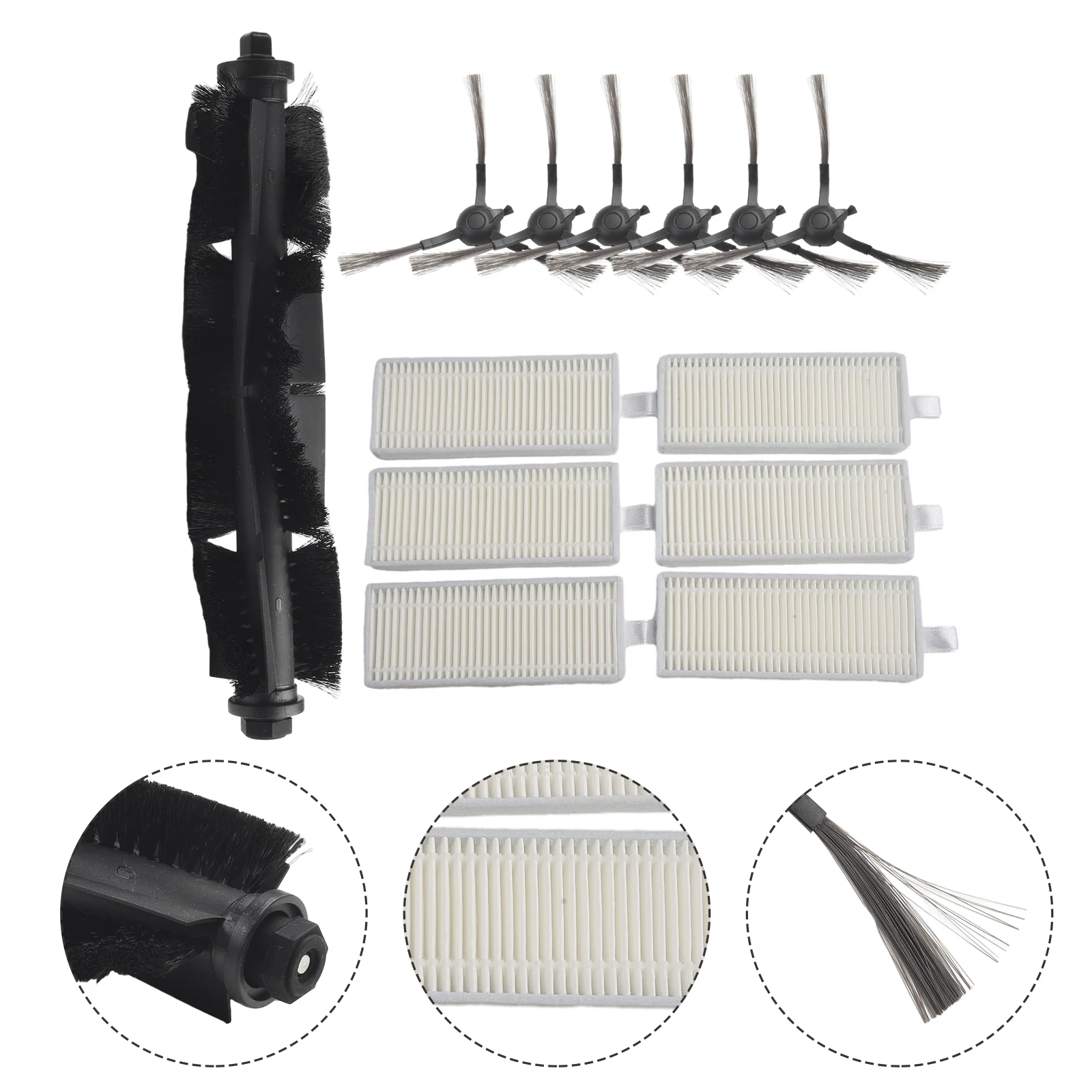 

Upgrade Your Cleaning Routine with TP Link Tapo RV10 RV30 Vacuum Replacement Parts Roller Brush Side Brush Filter