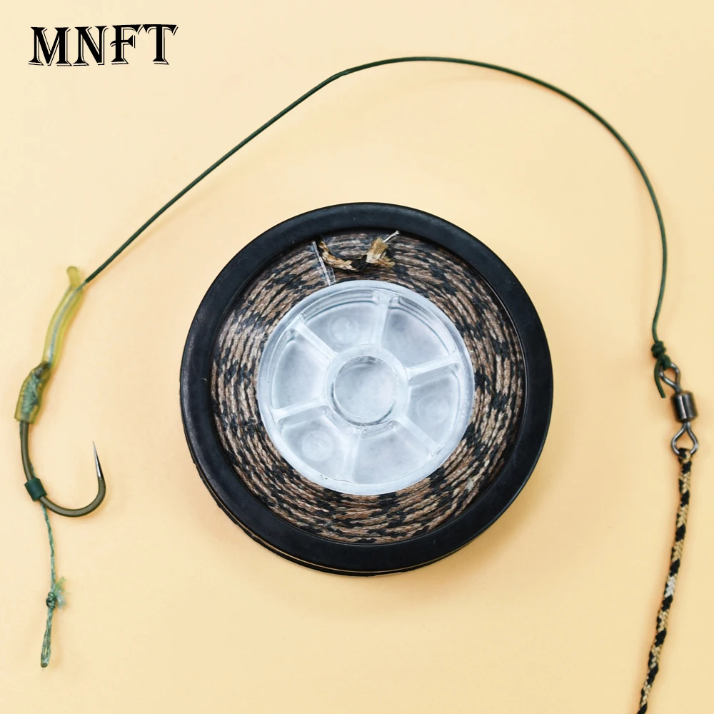 MNFT ตัวถ่วงน้ำหนักแบบจม สายตกปลาแบบถัก 5 เมตร พร้อมแรงดึงสูง ป้องกันการพันกัน 1