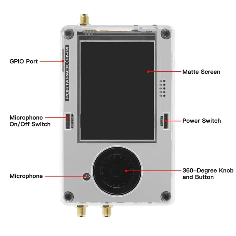HOT-SELLING!】Hackrf One R10C Portapack H4M With Plastic Shell For