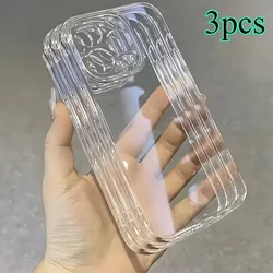 Ultra Thin Clear Silicone Phone Case Set - 3 Pack - iPhone 18 Pro Max (Clear)
