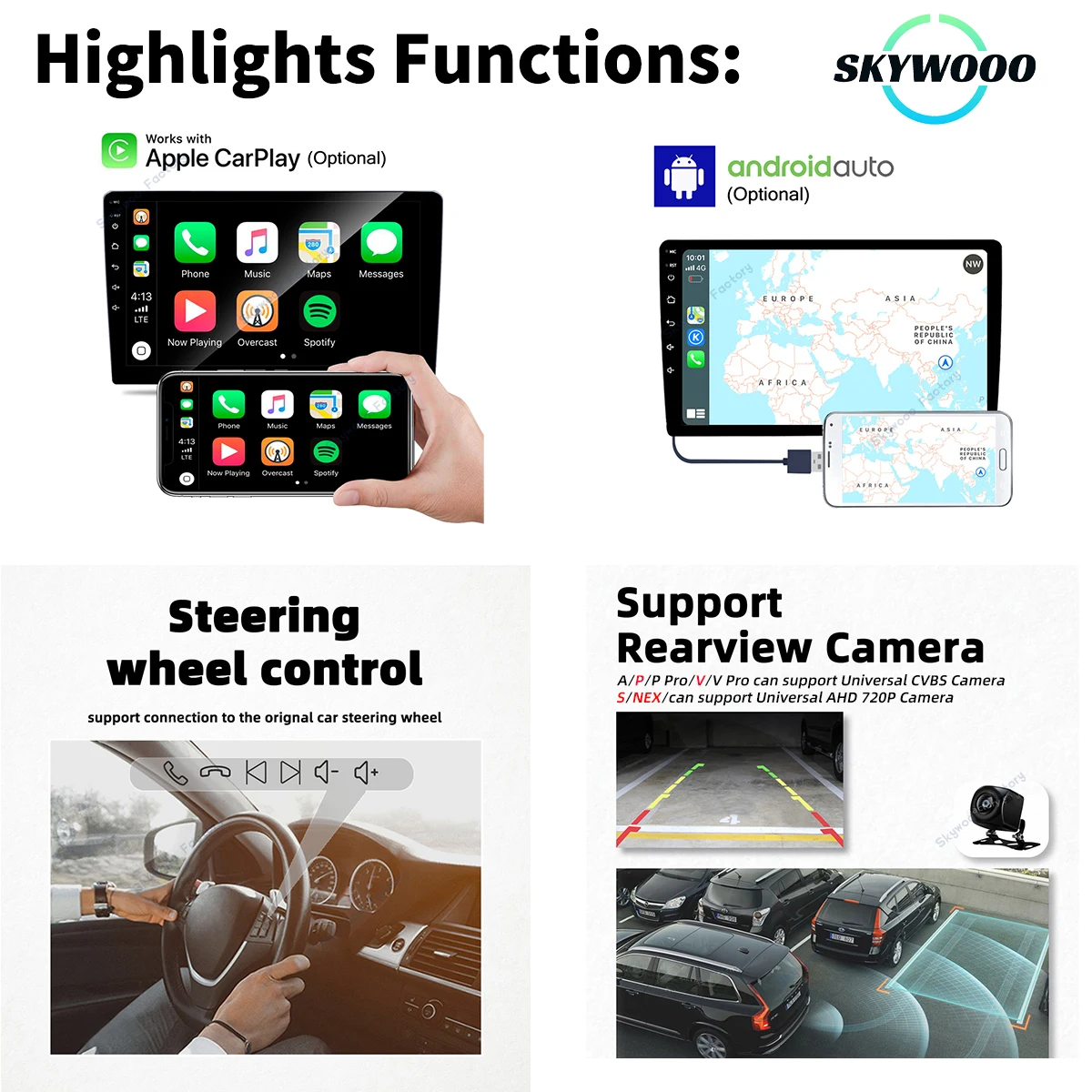 Фото Мультимедийный плеер CarPlay для Citroen C2 C3 2001-2010 2 Din Android стерео Автомагнитола GPS-навигация проигрыватель Авторадио BT WIFI №4