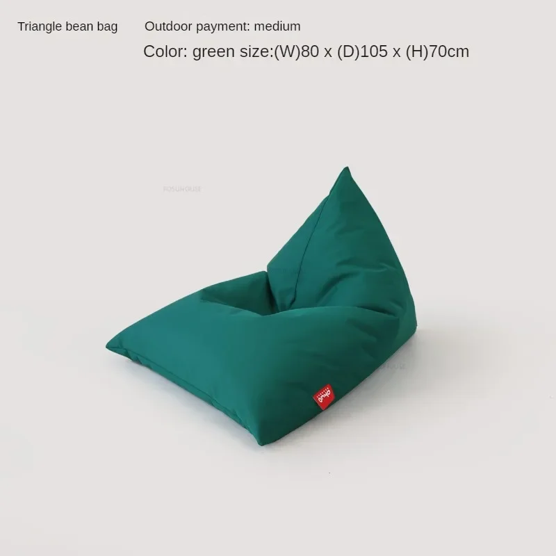 방수 야외 소파 빈백 비치 바 라운지 의자 홈 가든 파티오 발코니 레저 타타미 북유럽 스타일 야외 가구