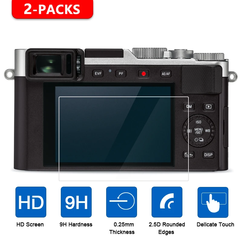 Pellicola Salvaschermo In Vetro Temperato 2 Pezzi Per Fotocamera Digitale Leica Q3 M M-P M240 M10-R D-Lux7 C-Lux V-Lux5