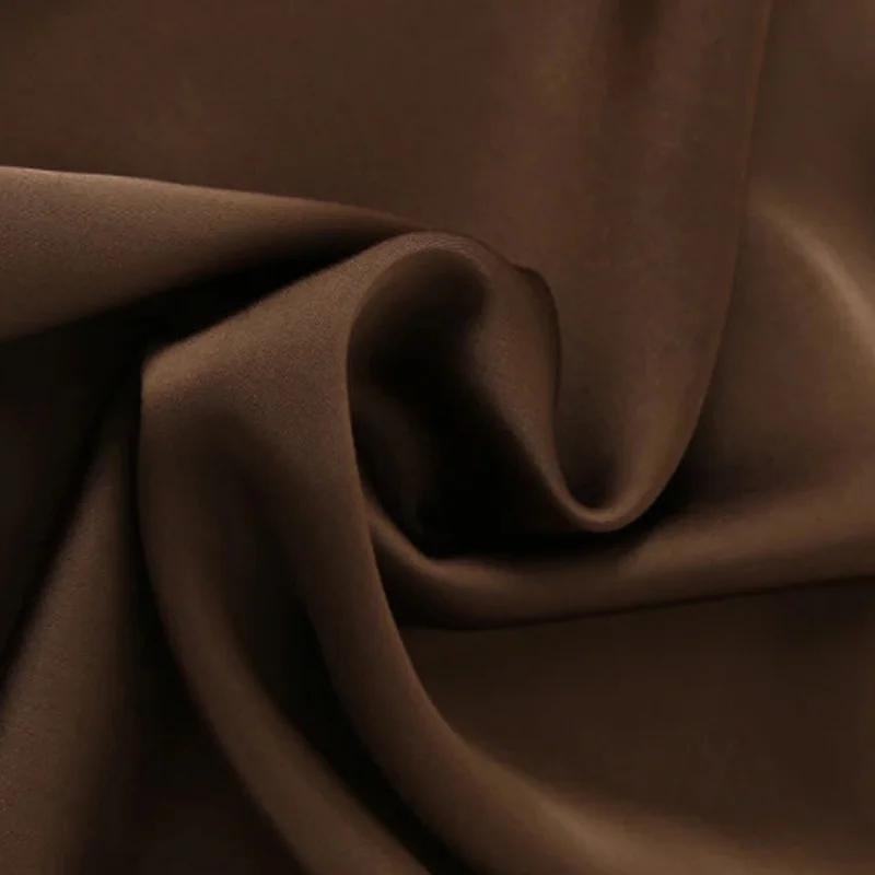 Plus Size Women's Camis Premium Modern Amber Coffee And Black Satin Swing Collar Spaghetti Strap Tops Commuter