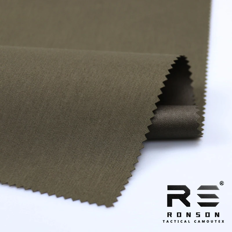 500D polyester artificial nylon stretchable waterproof PU coated camouflage fabric