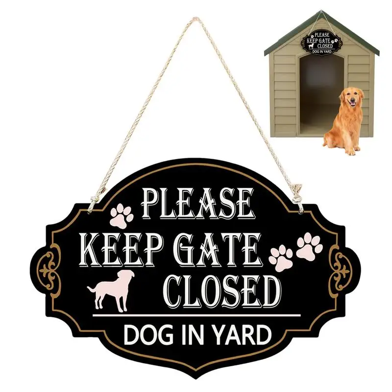 

Dog In Yard Sign 13X9 Inches Beware Of Dog Signs For Fence Please Close The Gate Sign Beware Of Dog Signs For Fence Dog In Yard