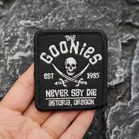 The Goonies Never Say Die Embroidered Patch – Merrow Border Sew-On Applique for Jackets, Backpacks & Clothing Accessories - Image 4