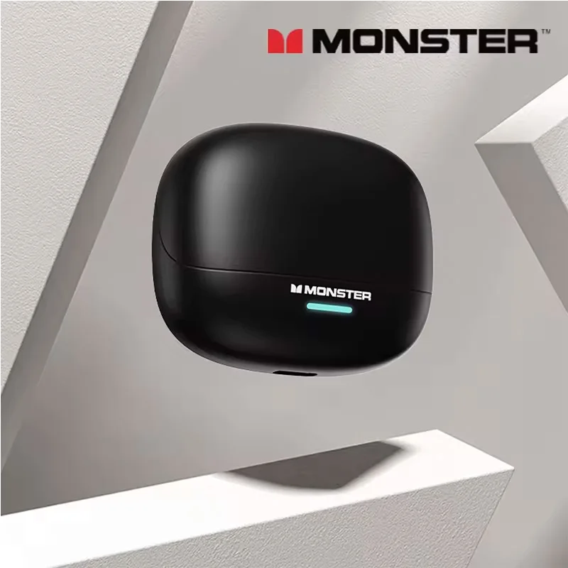 รูปสินค้า หูฟังเกมมิ่งไร้สาย Monster Bluetooth 5.4 แบตเตอรี่ยาวนาน เสียง HIFI