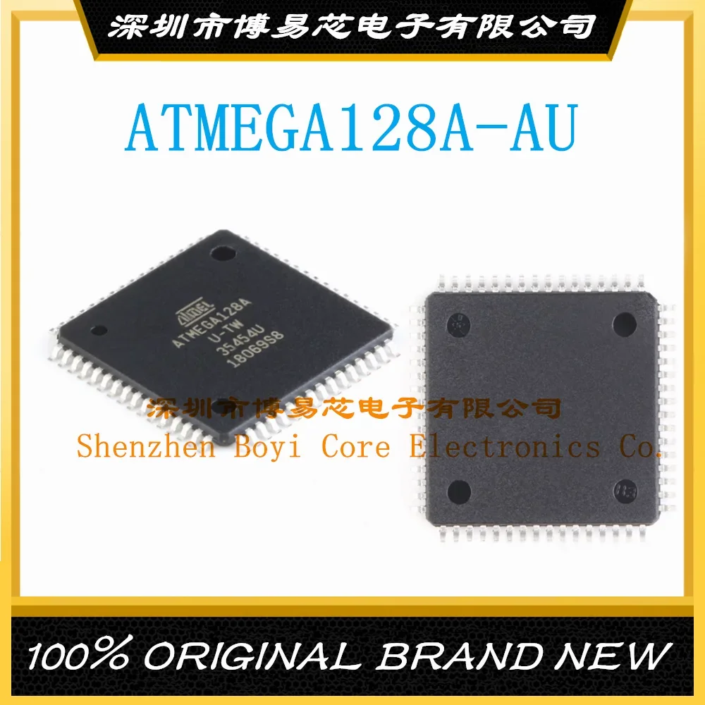 ATMEGA128A-AU original authentic patch chip microcontroller 8-bit AVR TQFP-64 atmega8535l 8au atmega8535l 8 atmega8535l atmega ic chip tqfp 44 in stock 100% new originl authentic support bom quotation