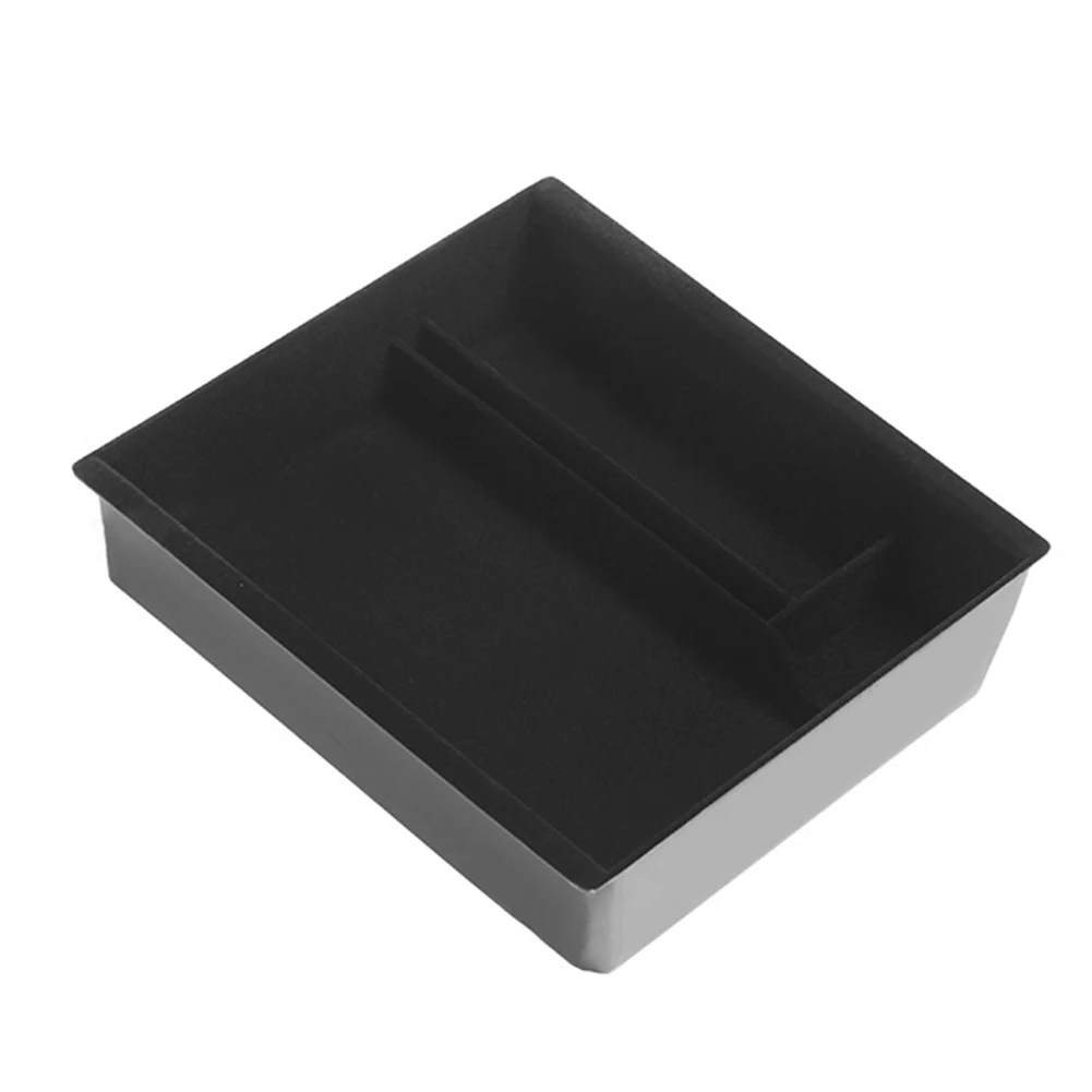 

Central Control Storage Box Size:As The Picture Shows Durable ABS+Flocking Color:Black Fit For Tesla Model 3 2024