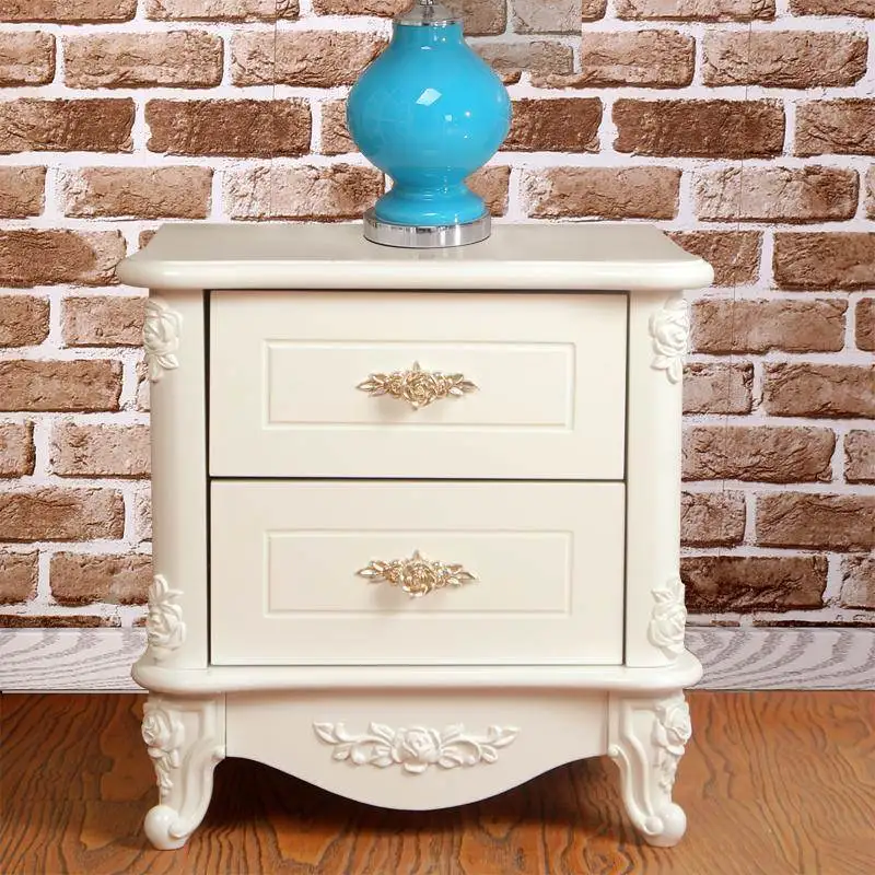 

Nordic Luxury Night Table Bedroom Modern European Vintage Bedside Table Trendy Storage Mesita De Noche Dormitorio Home Furniture