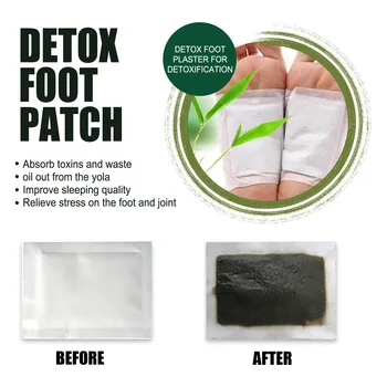 100PCS Natural Herbs Relieve Stress Improve Sleep Detox Foot Pads Clean Foot Body Toxins Cleaning Pads Foot Care Products 4 100PCS Natural Herbs Relieve Stress Improve Sleep Detox Foot Pads Clean Foot Body Toxins Cleaning Pads Foot Care Products 4