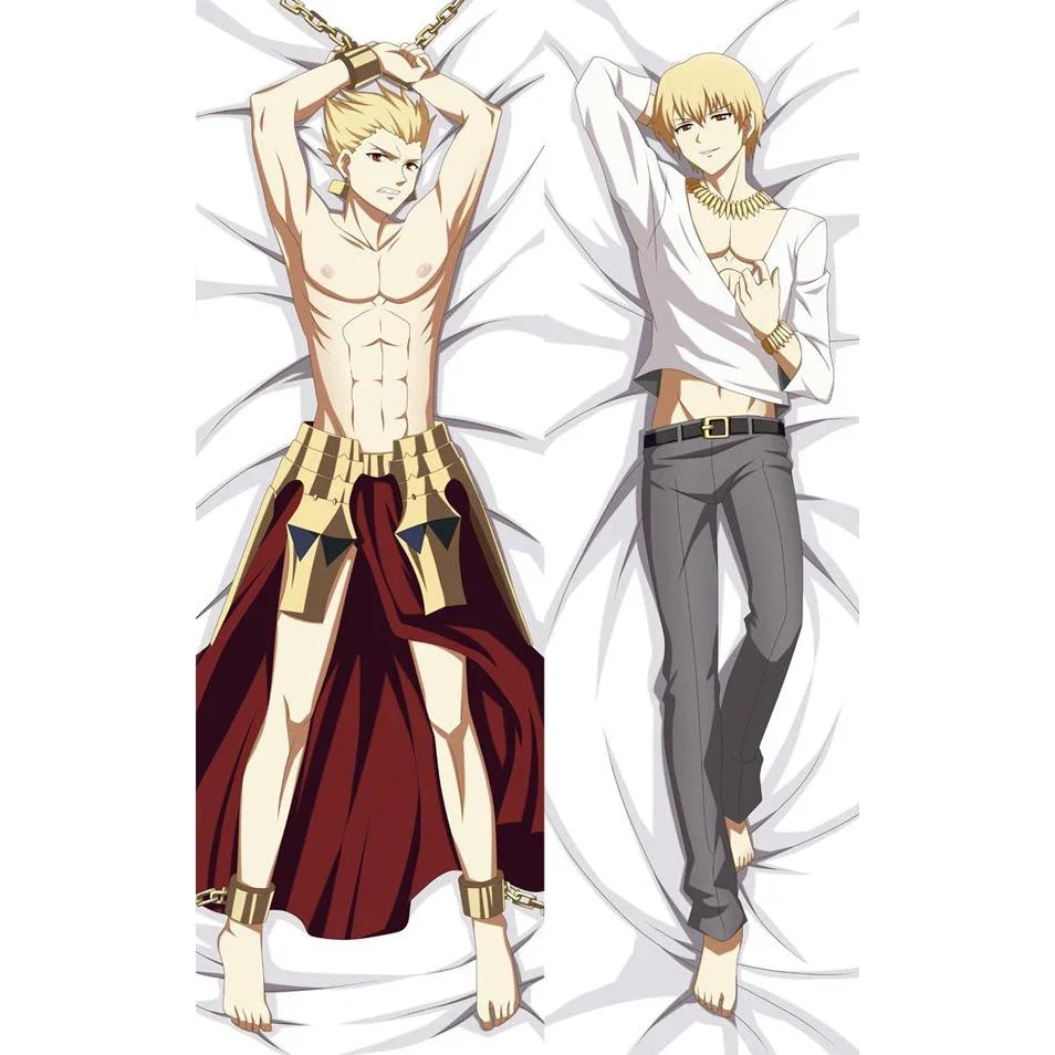 

50x180cm Anime Dakimakura Game Fate Gilgamesh Hugging Body Pillowcase Male Throw Bedding Pillow Cover Case
