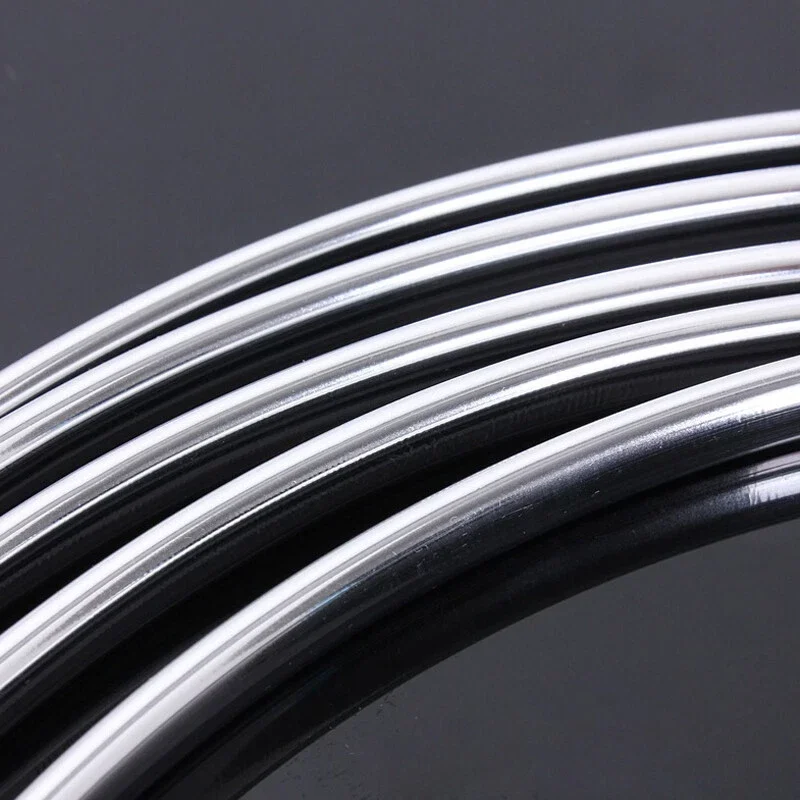 ABS Chrome Plated 6mm Car Chrome Trim Car Exterior Door Edge Decorative Strip Anti-collision
