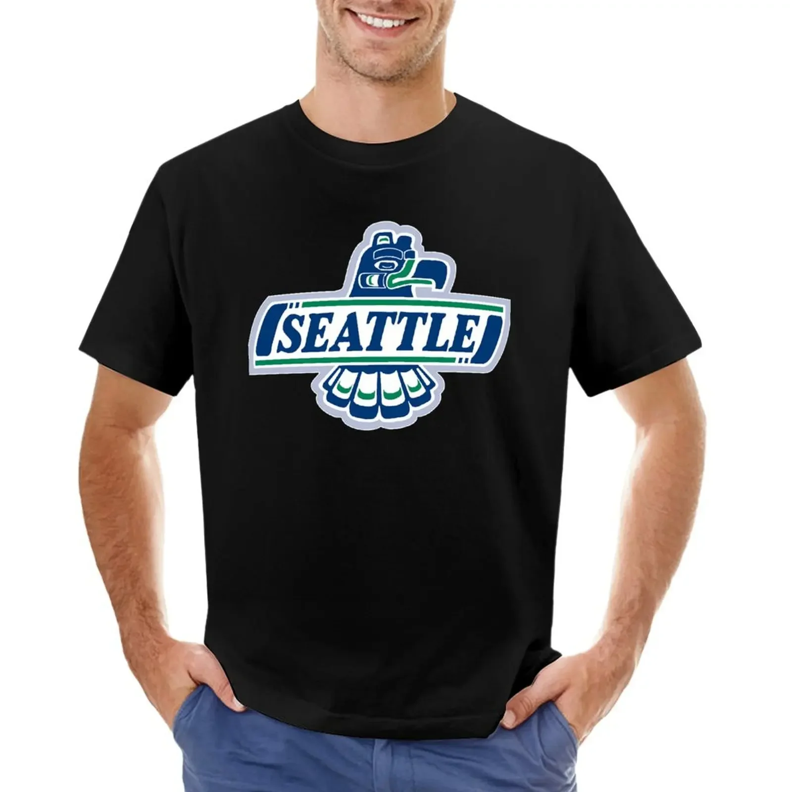 Seattle Thunderbirds Essential T-Shirt Kawaii Clothes Abbigliamento Vintage Magliette Per Uomo
