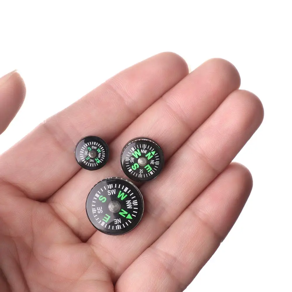 Portable Compass 10pcs Portable Mini Camping Hiking Navigation Portable Handheld Compass Survival Practical Guider