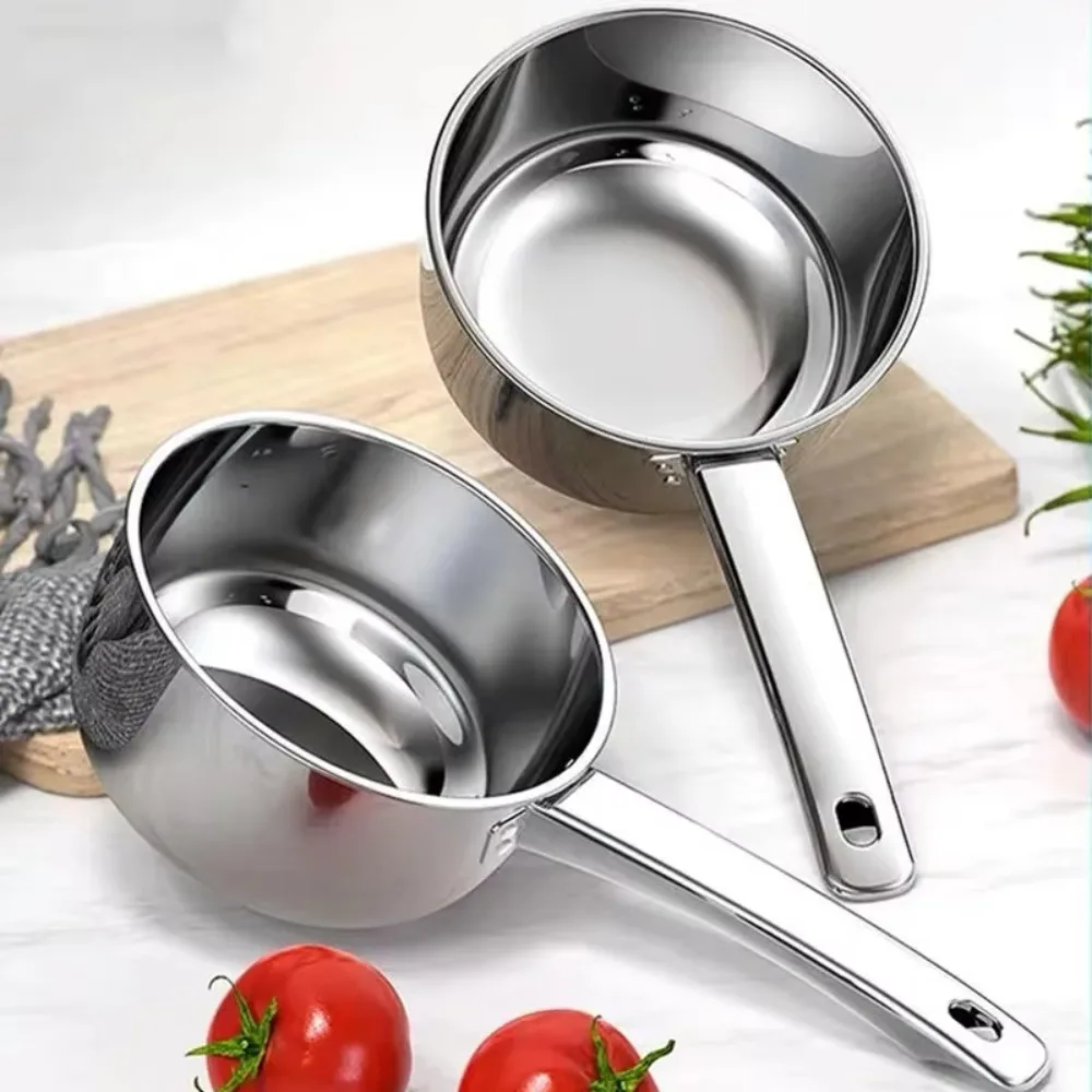 Stainless Steel Non-stick Pan Noodle Pot Kitchen Accessories Milk Pot Aluminum Tableware Pan Home Cooking Tools