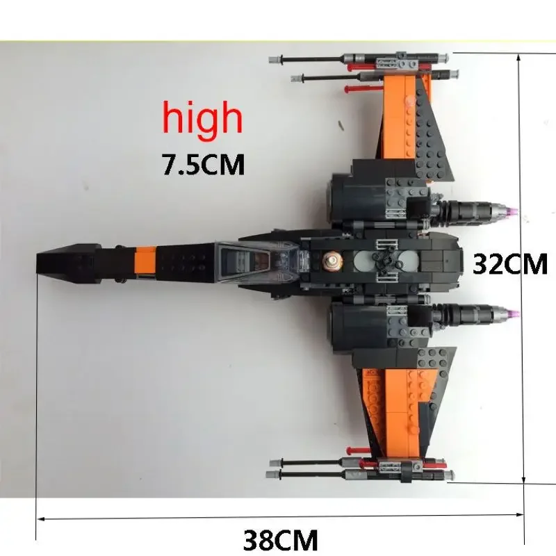 Spaceship X-Wing Fighter Compatible 75102 Building Blocks Wars Bricks Toys for Children Birthday Present Christmas Gift for Kids