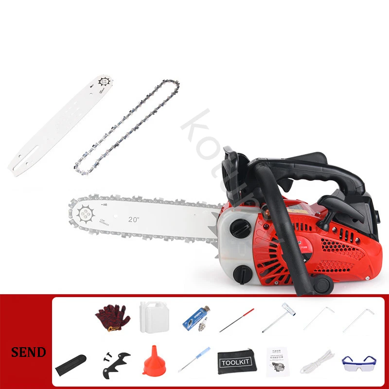 12 Inch Gasoline Chainsaw High Power Logging Saw Household Moso Bamboo Saw Small Chain for Wood Cutting