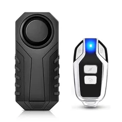 Enhanced Motorcycle Security Alarm with Remote Control - 113DB Wireless Waterproof Anti - Theft System (AAA Battery)